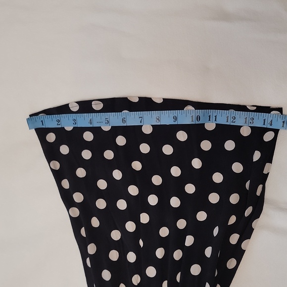 VICI B/W Crepe PolkaDot Blouse sz M - Picture 10 of 10